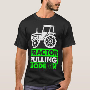 Camiseta Modo de Reboque de Trator Ativado Corrida de Agric