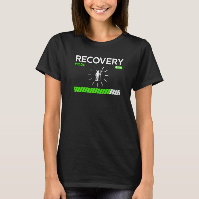 Camiseta Modo de Recuperação Ativado Melhorar   Processo de (Frente)