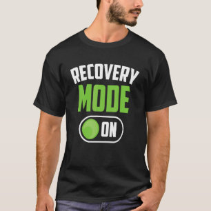 Camiseta Modo de Recuperação Ativado Sobrevivente Recuperar