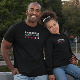 Camiseta Modo de recuperação Carregando aguarde