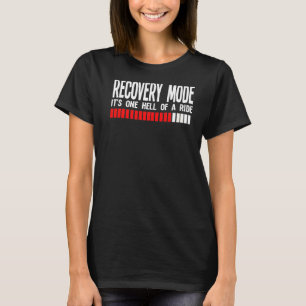 Camiseta Modo de recuperação É um inferno de um médico ciru