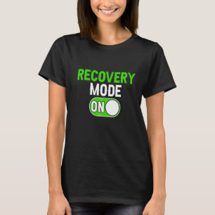 Camiseta Modo De Recuperação Em Cirurgia De Posto Engraçada