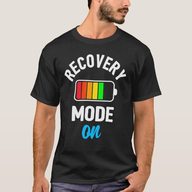 Camiseta Modo De Recuperação Em Cirurgia Poste Comece Bem E (Frente)