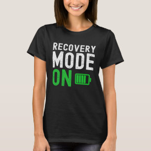 Camiseta Modo De Recuperação Em Obter Bem Em Breve Pai De L