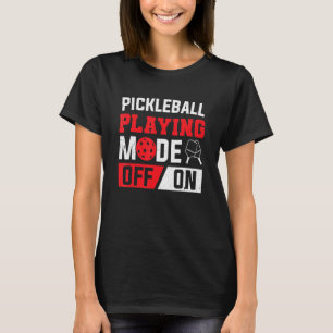 Camiseta Modo De Reprodução De Pickleball Em Reprodução De 