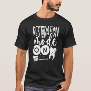 Camiseta Modo de Restauração Ativado Técnica de Laboratório