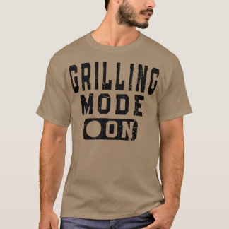 Camiseta Modo de Revenda Retroativa OnBarbecuing Smoking Gr