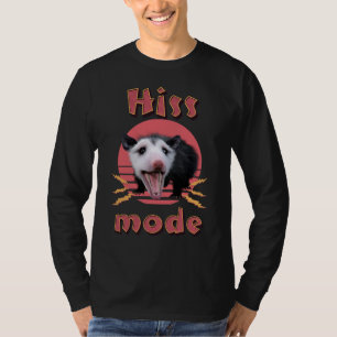 Camiseta Modo de Sibilo Possum Divertido Animal Caótico