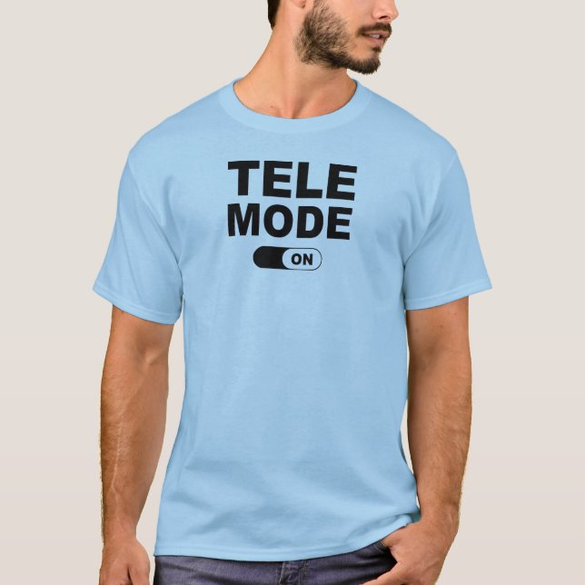 Camiseta Modo de Tele Ligado (Frente)