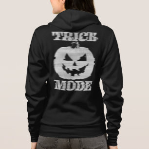Camiseta Modo de truque Visão turva Pumpkin frente e verso