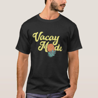 Camiseta Modo de Vacinação do Abacaxi Virado para Baixo