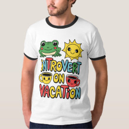 Camiseta Modo de Vacinação Introduzido Capa Curta Masculina