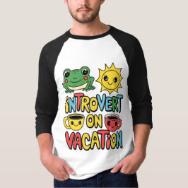 Camiseta Modo de Vacinação Introduzido Capa Curta Masculina
