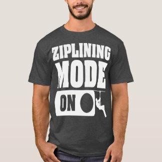 Camiseta MODO DE ZIPLINAÇÃO ONCaptivação do Design com Zipl