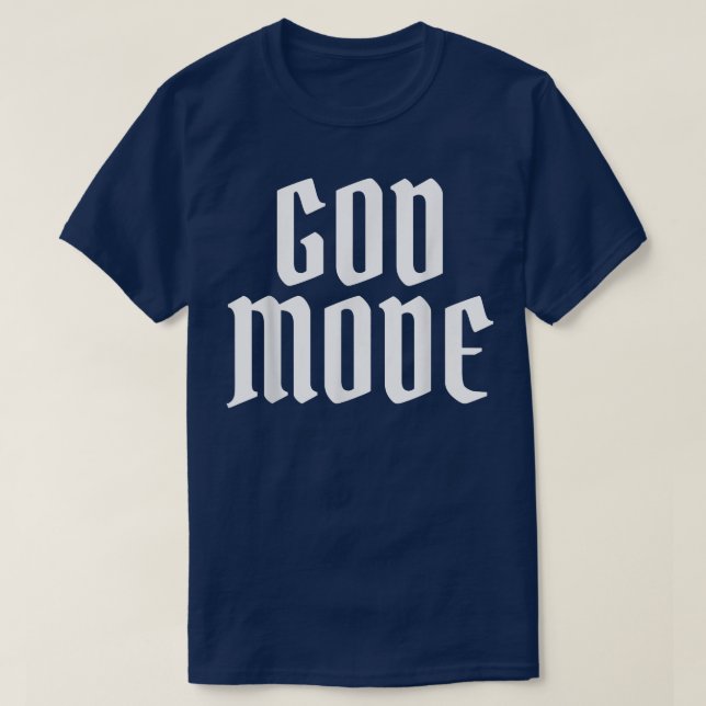 Camiseta Modo Deus do Jogo (Frente do Design)
