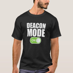 Camiseta Modo Diácono  Religioso Ministro Cristão Católico