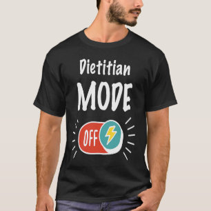 Camiseta Modo Dietitiano Ativado Para Trabalhos De Rede E D