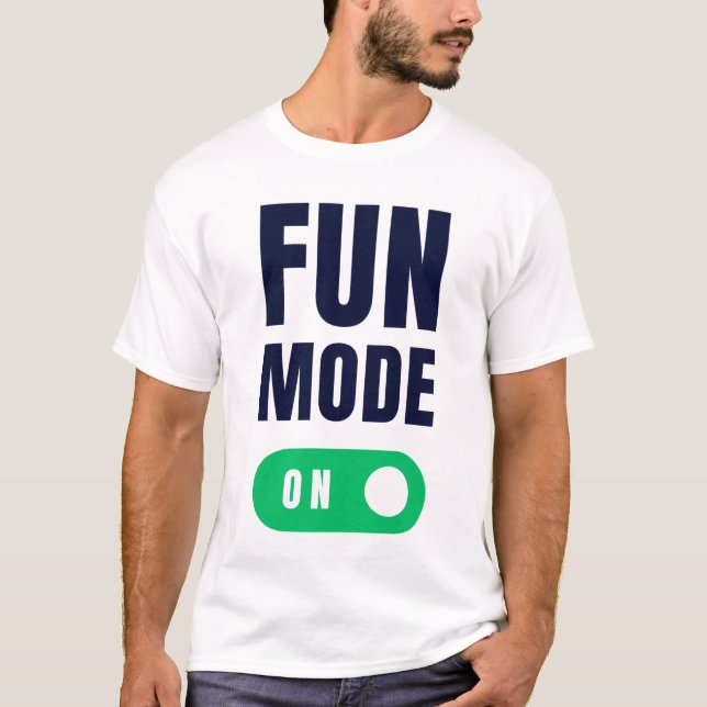Camiseta Modo Diversão ATIVADO (Frente)