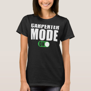Camiseta Modo do carpinteiro no carpinteiro