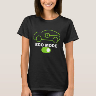 Camiseta Modo ecológico Veículo Elétrico Renovável Limpo El