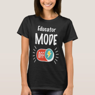 Camiseta Modo Educador Ativado Para Edu Trabalhador E Motiv