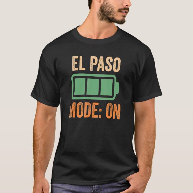 Camiseta Modo El Paso na Bateria Projetado (Frente)