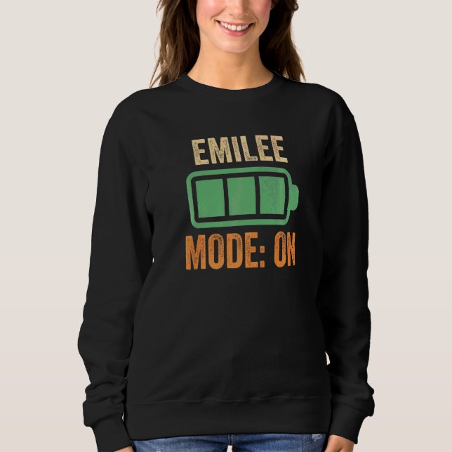 Camiseta Modo Emilee Na Bateria (Frente)