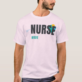 Camiseta MODO ENFERMEIRA | Design Gráfico Moderno de Enferm