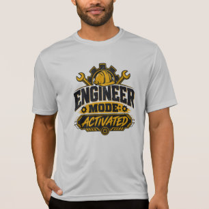 Camiseta Modo Engenheiro Ativado Humor de Engenharia