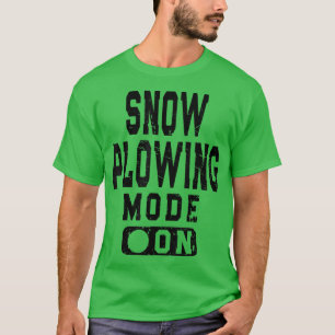 Camiseta Modo Engraçado De Neve Em Memória Do Driver Snowpl