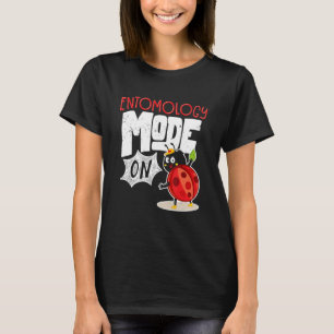 Camiseta Modo Entomológico Da Entomologia Da Vida Do Inseto