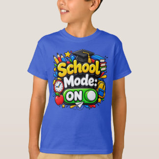 Camiseta Modo Escola: ATIVADO - Mantenha-se Motivado