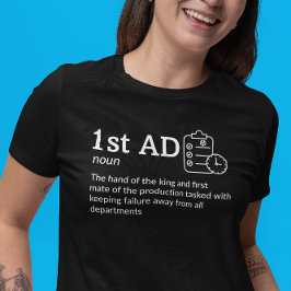 Camiseta Modo Escuro de Definição do AD 1rua - Diretor Assi