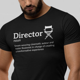 Camiseta Modo Escuro de Definição do Diretor - Criador de A