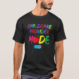 Camiseta Modo Esquadrão Do Prestador De Cuidados Infantis D