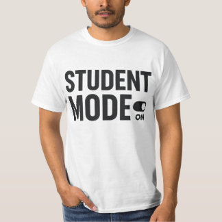 Camiseta Modo Estudante Ativado – Motivação Divertida para 