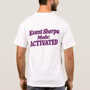 Camiseta Modo Event Sherpa: ATIVADO