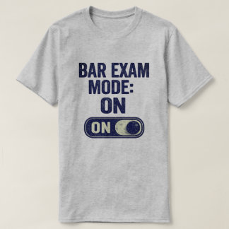 Camiseta Modo Exame da Ordem Ativado Gráfico de Faculdade d