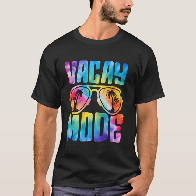 Camiseta Modo Férias Palmeira Praia Férias de Verão Escape (Frente)