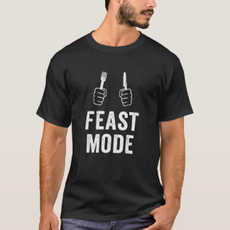 Camiseta Modo Festa Jantar de Ação de Graças com Peru