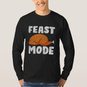 Camiseta Modo Festa na Família Crianças Correspondência Dia
