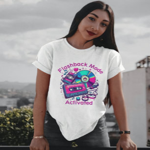 Camiseta Modo Flashback: Ativado - Lover de Música Retroati