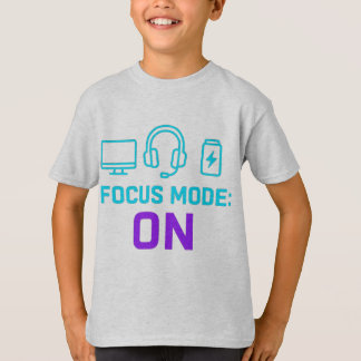Camiseta Modo Foco ATIVADO – Tecnologia Minimalista