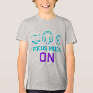 Camiseta Modo Foco ATIVADO – Tecnologia Minimalista