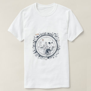 Camiseta Modo Foco   Streetwear de Produtividade