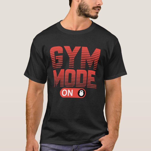 Camiseta modo gim ativado (Frente)