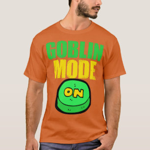 Camiseta modo goblin em preguiçoso engraçado