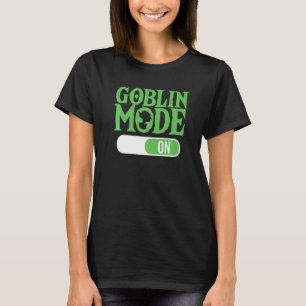 Camiseta Modo Goblin no Termo Preguiçosa Palavra do Ano