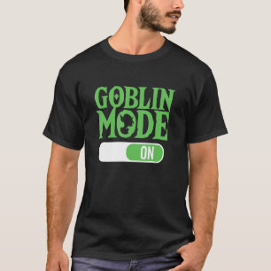 Camiseta Modo Goblin no Termo Preguiçosa Palavra do Ano