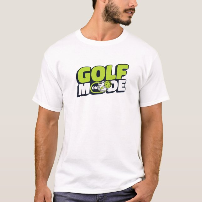 Camiseta Modo Golfe No Golfer Golfing Legend Player Pro Gol (Frente)
